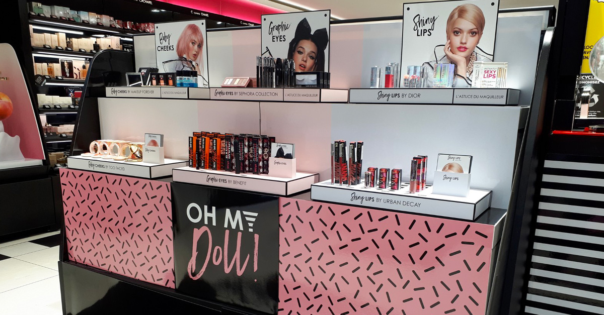 plv-–-présentoir-–-carton-–-plastique-–-animation-–-sephora-–-Mayence_Mayance_dior_urban_decay_benefit_too_faced_make_up_for_ever_make_up_maquillage_gaelle_lefort_des_ylouses